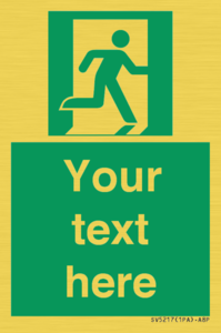 Custom Safe condition: Emergency exit (right hand)